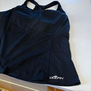 Dolfin Midnight Black Sports Tank